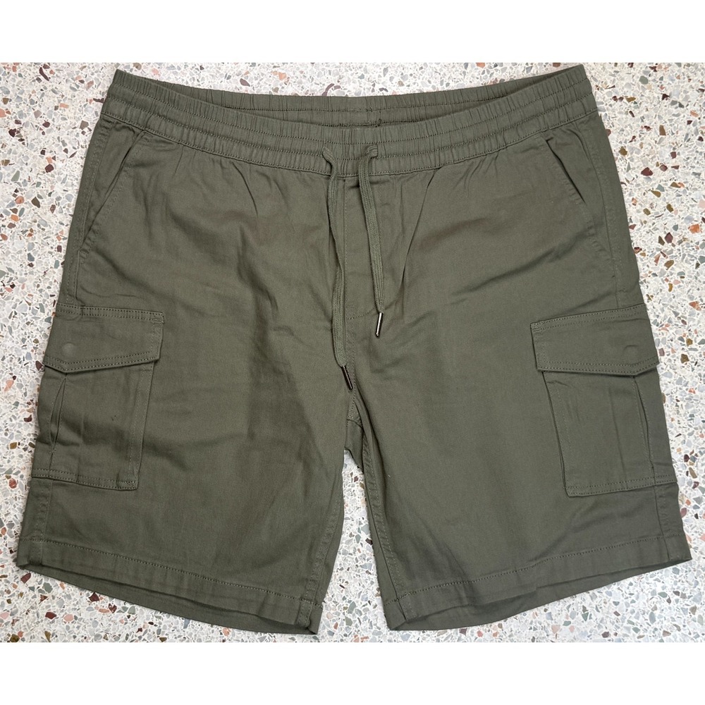 Never‎ Lose Hedge Men's Green Drawstring Waist Shorts Size XXL